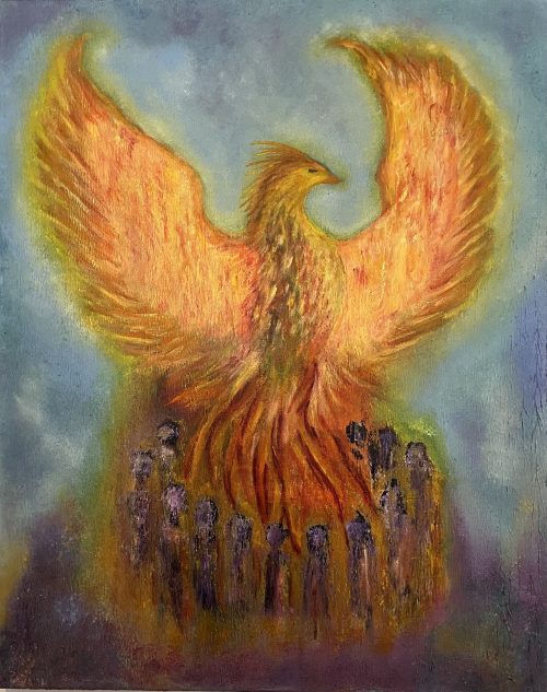 Phoenix painting-2